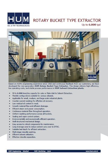 Rotary Bucket Extractor