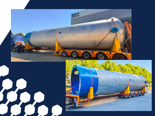 Crystallizer - Dewaxation columns had been shipped to western Europe for a refinery unit 🚚 🏭